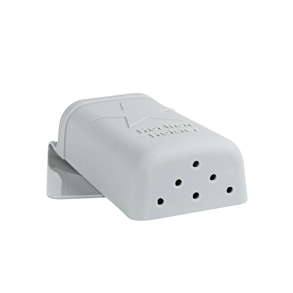 Hot Iron Holster | Stone | Adhesive-Free Silicone Storage Pocket for Organization and Travel | Heat Resistant to 500°F | Ideal for Curling Irons, Hair Straighteners, and Other Hot Tools